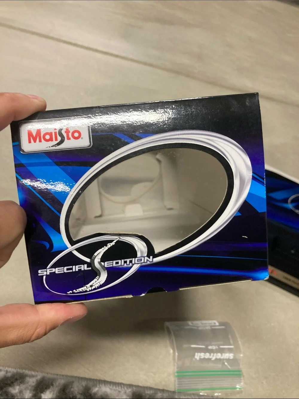 Maisto 1/18 box and stand only for 1968 Ford Mustang GT Cobra Jet